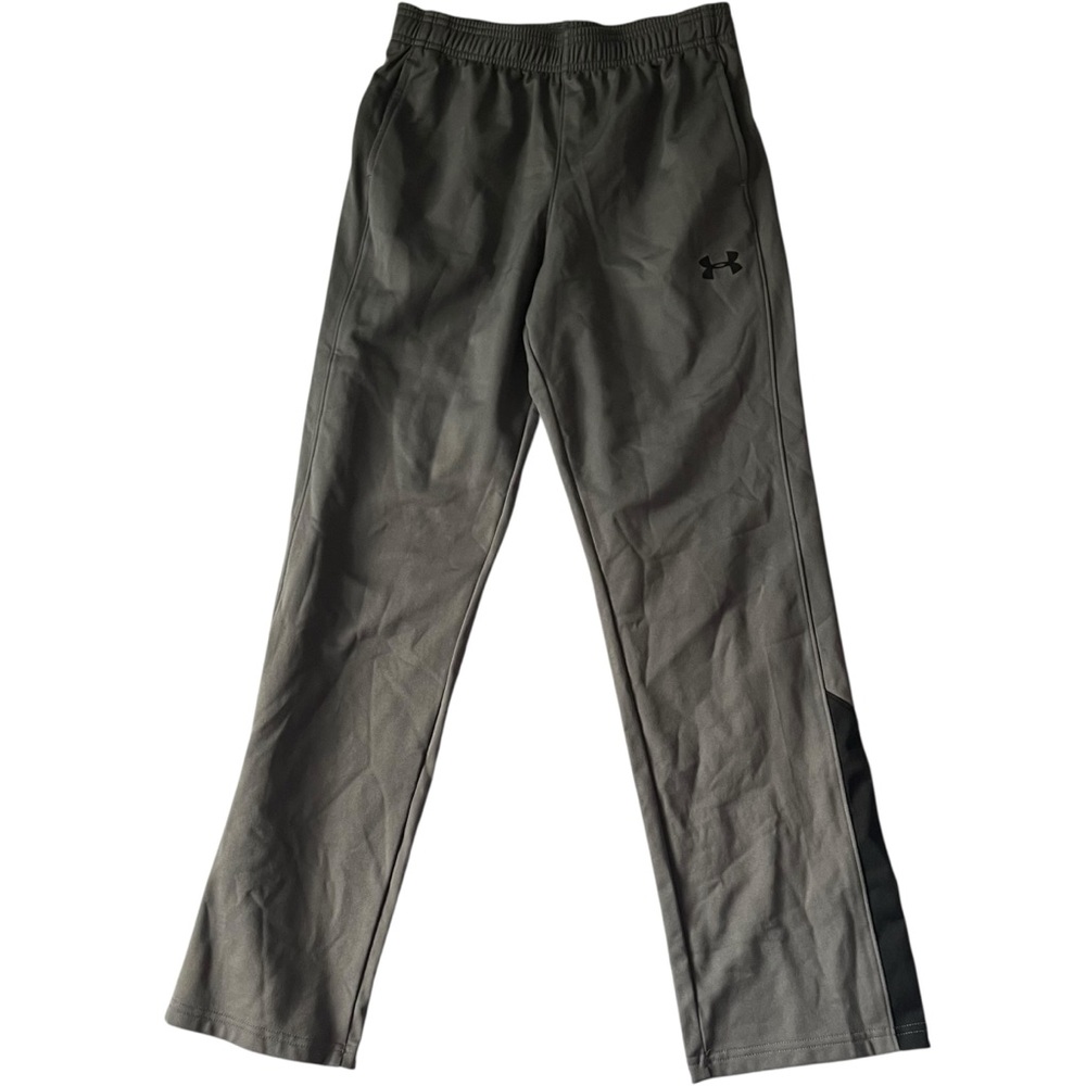 Under Armour Youth Large Loose Gray Black‎ Sweatpants Pockets All Season Gear